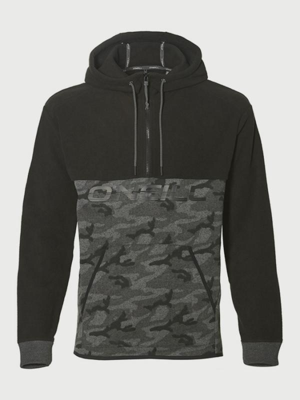 Mikina O´Neill PM 1/4 Zip Hybrid Fleece Černá