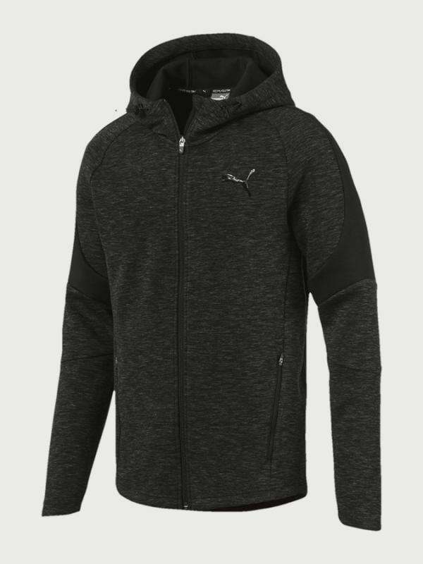 Mikina Puma Evostripe FZ Hoody Černá