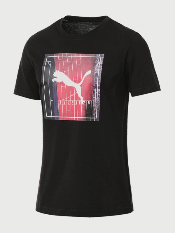 Tričko Puma Photo Track Tee Černá