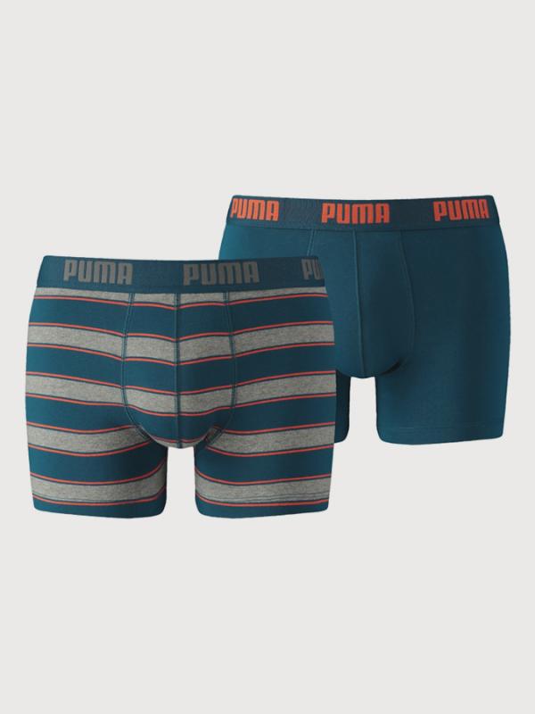 Boxerky Puma Puma Rugby Stripe Yd 2P B Barevná