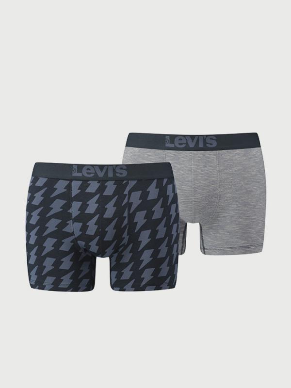 Boxerky LEVI'S 200Sf Thunderbolt Print Boxer Brief 2 Pack Barevná