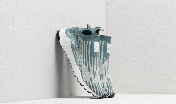 adidas EQT Support Sock Primeknit Raw Green/ Ash Silver/ Core Black