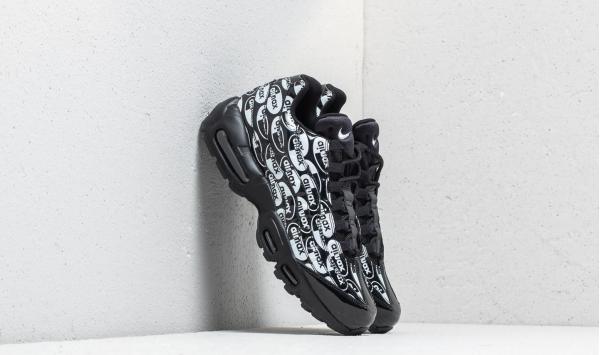 Nike Air Max 95 Premium “All Over Logo” Black/ Black-White