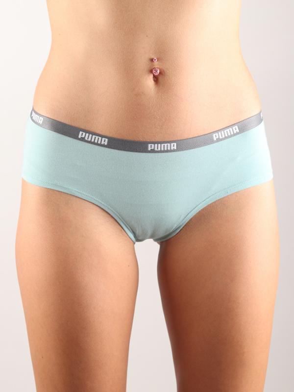 Kalhotky Puma Iconic Hipster 2 Pack Modrá