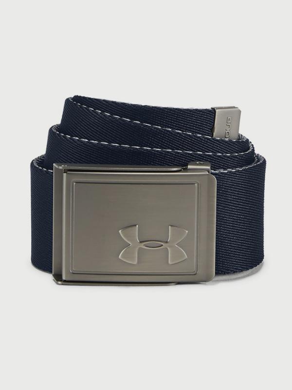 Pásek Under Armour Boy\'s Webbing 2.0 Belt Modrá