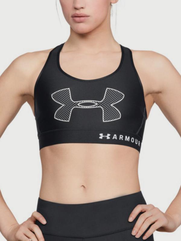 Podprsenka Under Armour Mid Graphic Černá