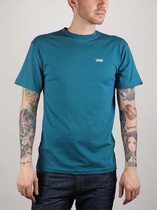 Tričko Vans MN Left Chest Logo T Corsair Modrá