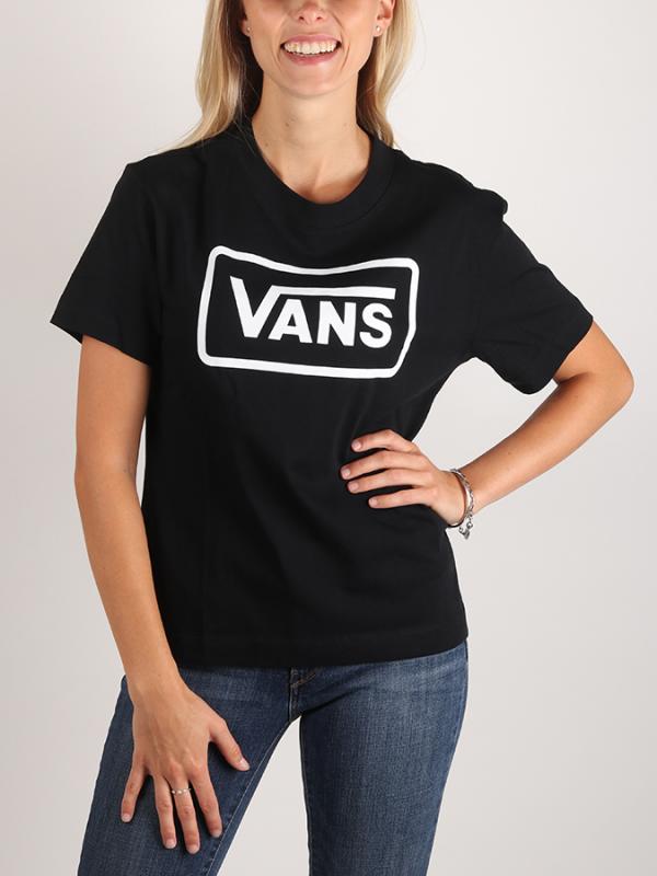 Tričko Vans WM Boom Boom Boxy Black Černá