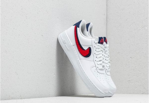 Nike Air Force 1 ´07 LV8 White/ University Red-Blue Void