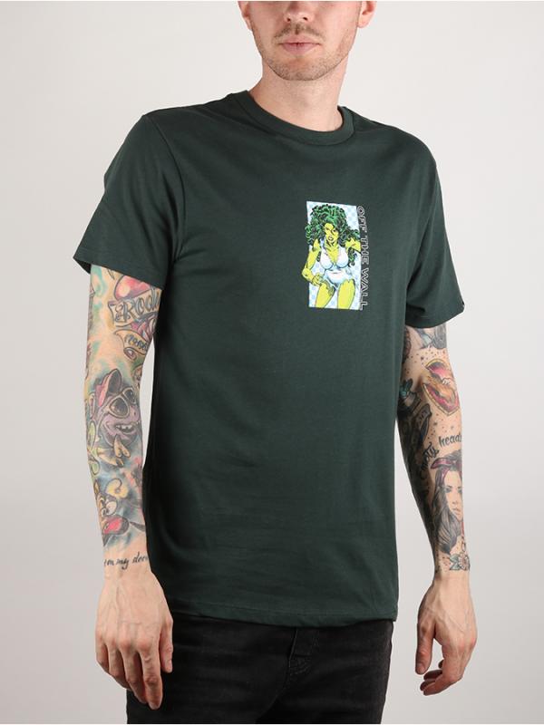 Tričko Vans MN X (Marvel) She Hulk Darkest Spruce Zelená