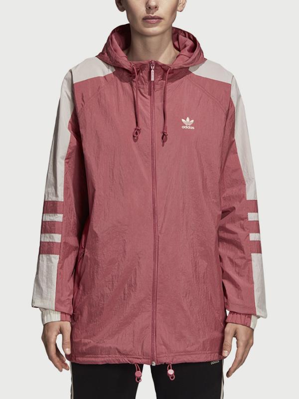 Bunda adidas Originals Windbreaker Růžová
