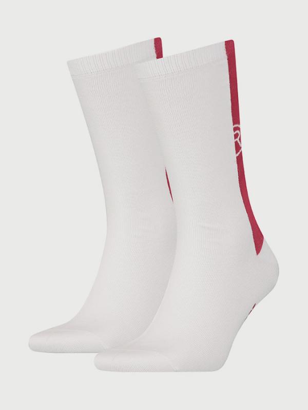 Ponožky LEVI'S 168Sf Regular Cut Tab 2 Pack Bílá