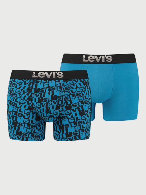 Boxerky LEVI'S 200Sf Logo Aop Boxer Brief 2 Pack Barevná