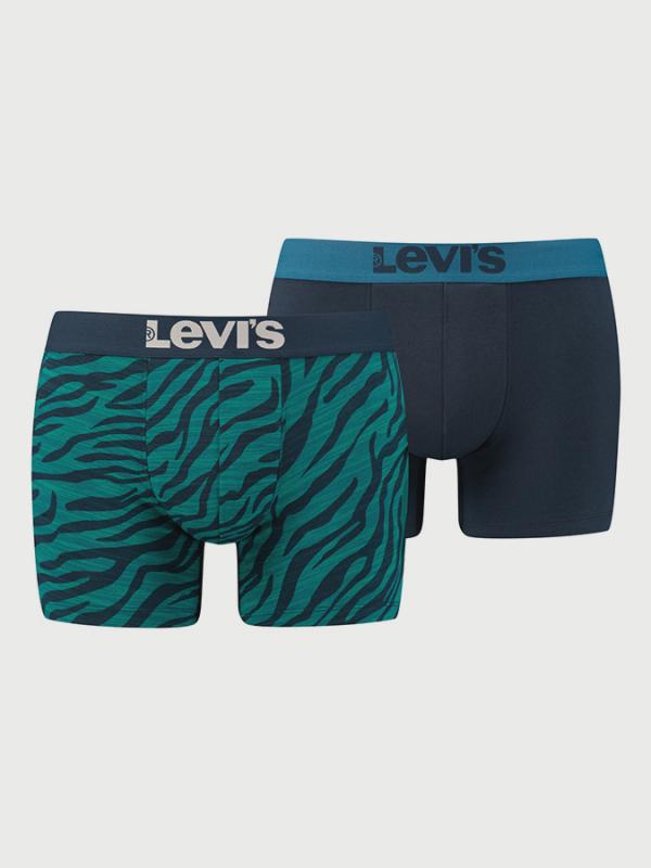 Boxerky LEVI'S 200Sf Zebra Print Boxer Brief 2 Pack Barevná
