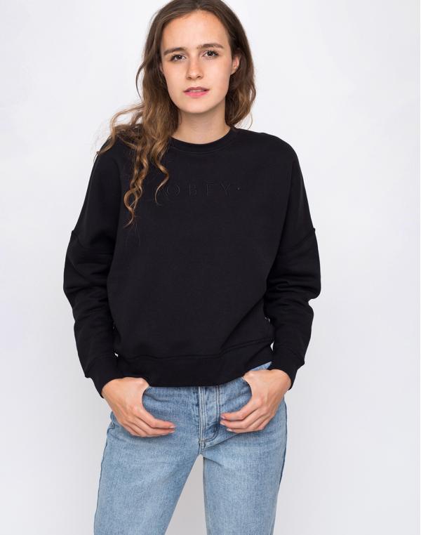Obey ANNIE CREW Black L