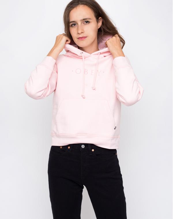 Obey ANNIE HOOD Pink L