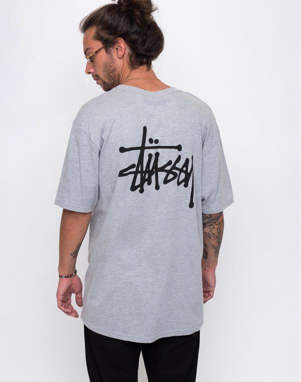 Stussy Basic grey heather XL