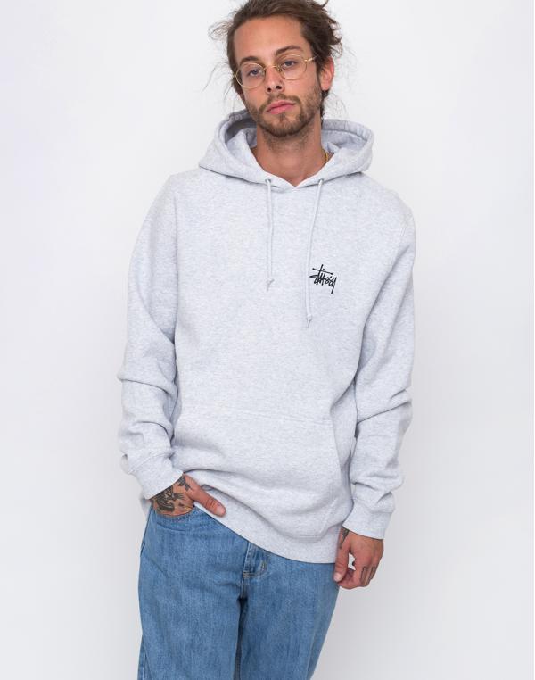 Stussy Basic ash heather L