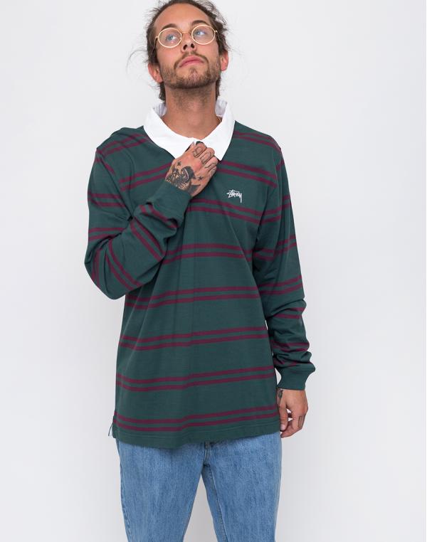 Stüssy Desmond Stripe Rugby pine M
