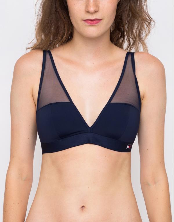 Tommy Hilfiger PADDED TRIANGLE BRA Navy Blazer S
