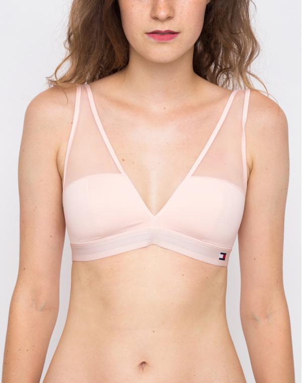 Tommy Hilfiger PADDED TRIANGLE BRA Pale Blush S