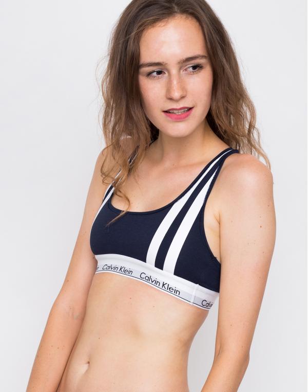 Calvin Klein Unlined Bralette Shoreline Varsity Stripe
