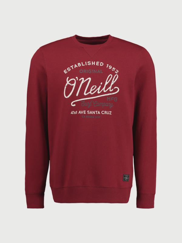 Mikina O´Neill LM Type Crew Sweatshirt Červená