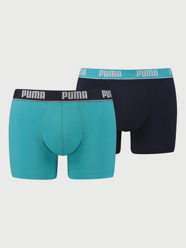 Boxerky Puma Basic Stripe Elastic Boxer 2 Pack Barevná