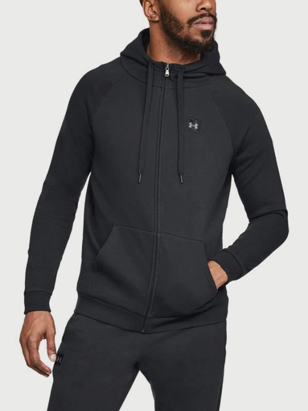 Mikina Under Armour Rival Fleece Fz Hoodie Černá