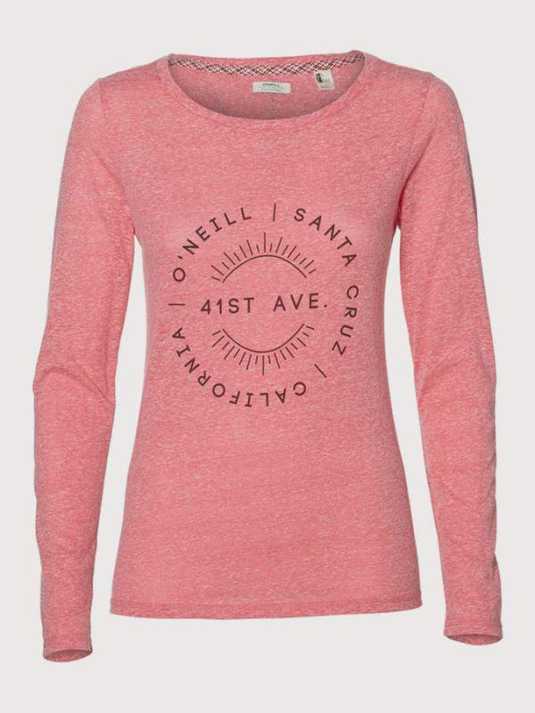 Tričko O´Neill LW Freedom Long Sleeve T-Shirt Růžová