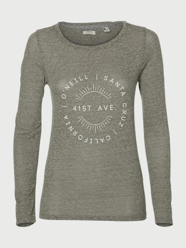 Tričko O´Neill LW Freedom Long Sleeve T-Shirt Šedá