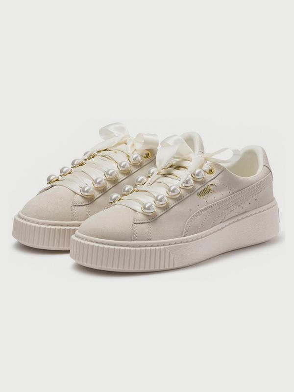 Boty Puma Suede Platform Bling Wn s Šedá