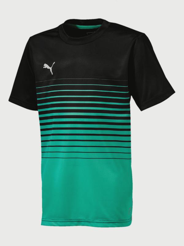 Tričko Puma ftbl PLAY Graphic Shirt Jr Zelená