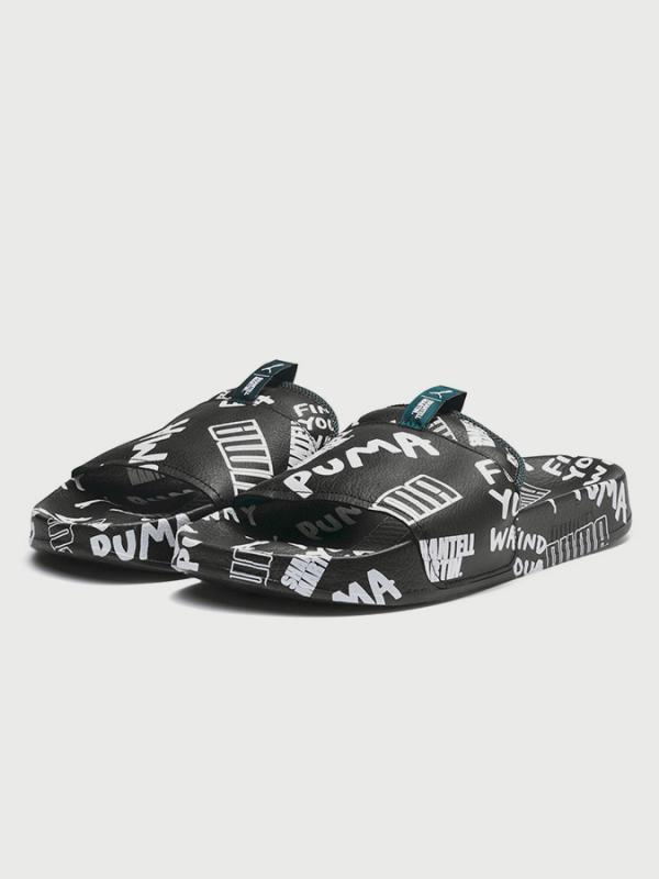 Pantofle Puma Leadcat Graphic SM Černá