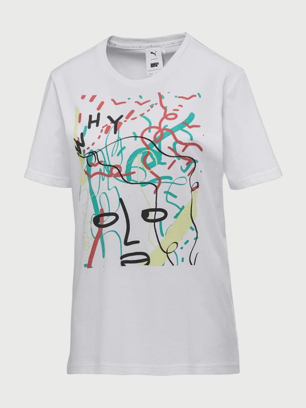 Tričko Puma x SHANTELL Tee Bílá