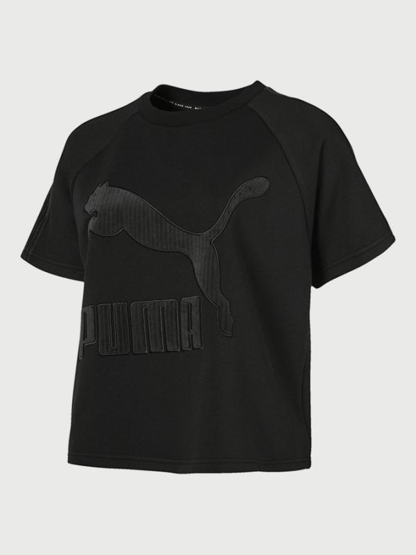 Tričko Puma Downtown Structured Top Černá