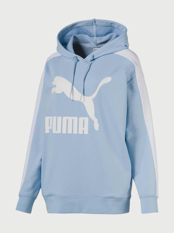 Mikina Puma Classics Logo T7 Hoody Modrá