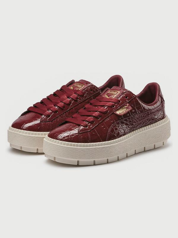 Boty Puma Platform Trace ExoticLuxWn s Červená