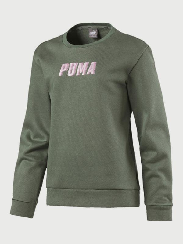 Mikina Puma Style Crew Sweat G Zelená
