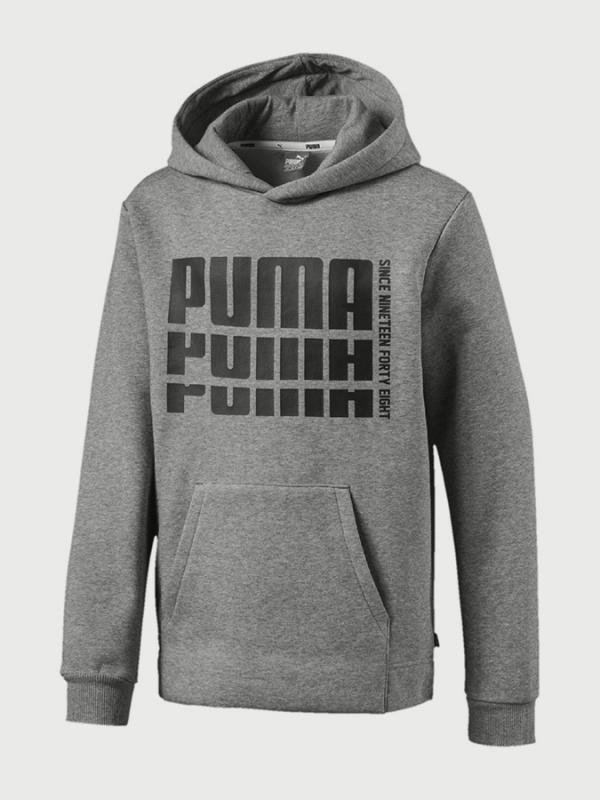 Mikina Puma Rebel Bold Hoody FL Šedá