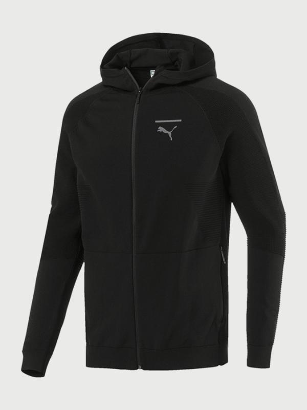 Mikina Puma Pace evoKNIT Move FZ Hoody Černá