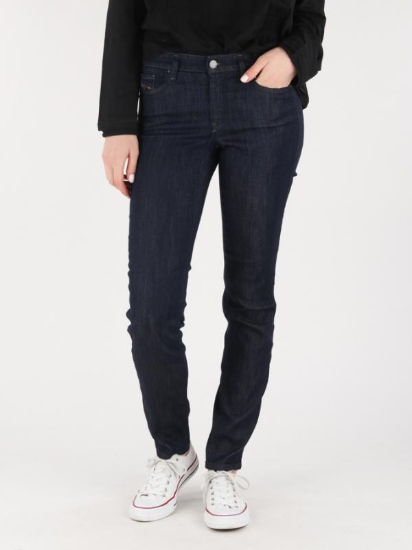 Džíny Diesel DORIS-B L.34 PANTALONI Modrá