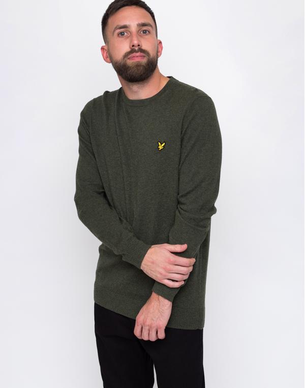 Lyle & Scott Crew Jumper Z378 Woodland Green Marl M