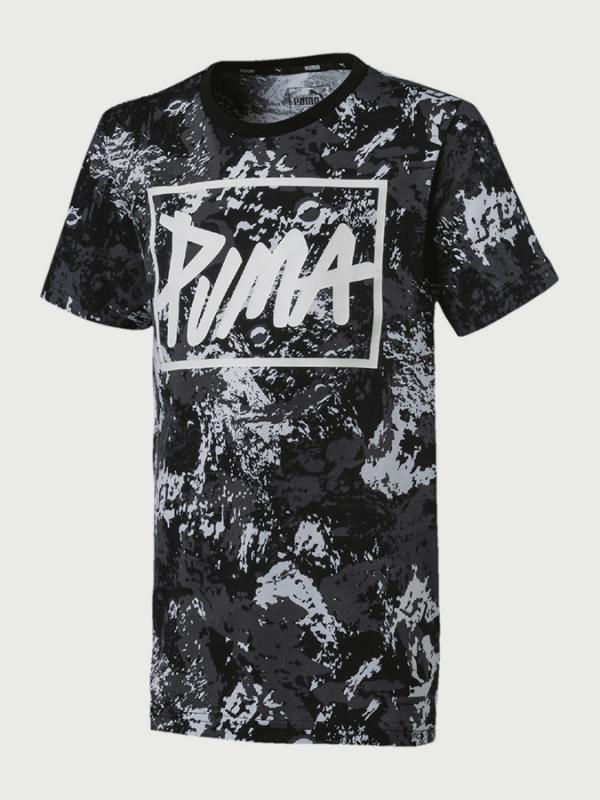 Tričko Puma Style Graphic Tee (AOP) B Černá