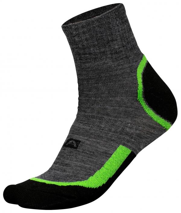ALPINE PRO GENTIN 2 ZELENÁ / TYRKYSOVĚ ZELENÁ Unisex Ponožky L