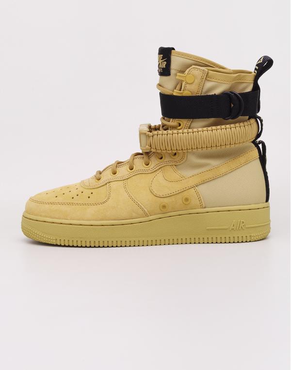 Nike SF Air Force 1 Club Gold/ Club Gold- Club Gold- Black 42,5