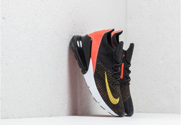 Nike W Air Max 270 Flyknit Black/ Yellow Strike