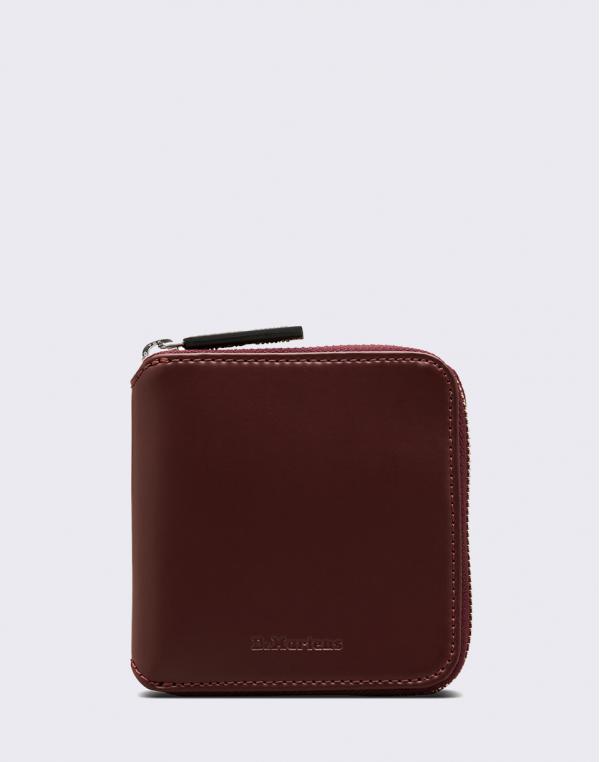 Dr. Martens Leather Zip Wallet Cherry Red Kiev
