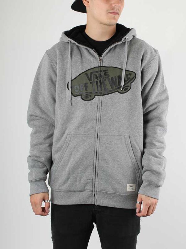 Mikina Vans M HESSEL CONCRETE HEATHER Šedá