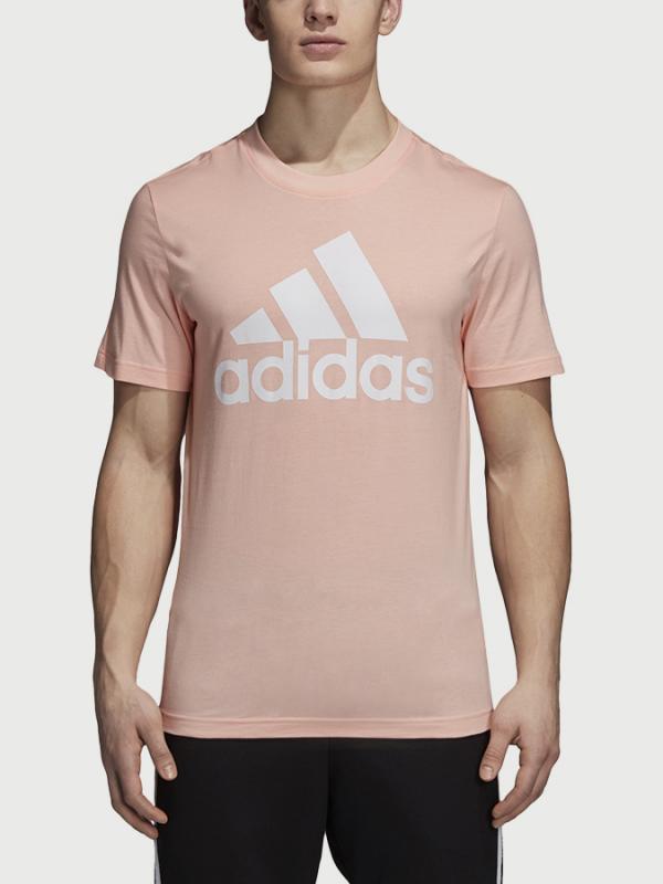 Tričko adidas Performance Ess Linear Tee Béžová
